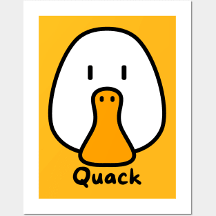 Duck go quack Posters and Art